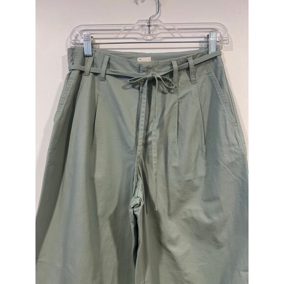 Women's High-Rise Wide Leg Chino Pants - A New Day 2 Green - Picture 4 of 7